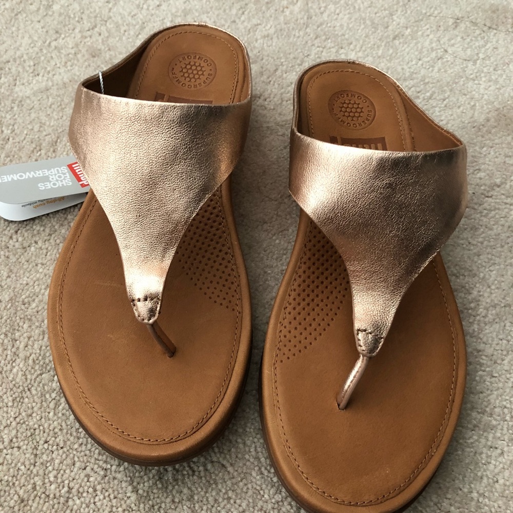 Gold FitFlop Sandals